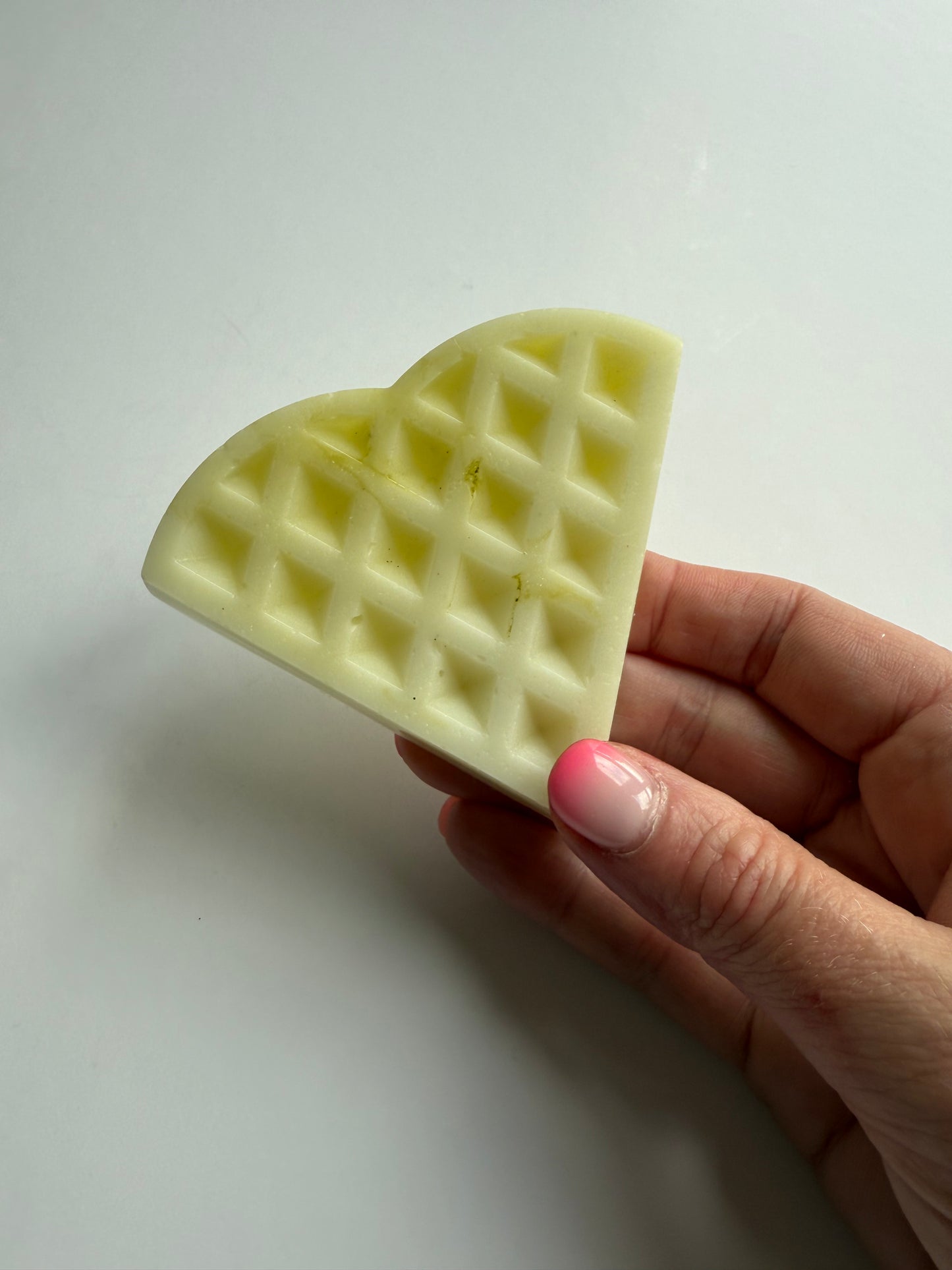 Laundry Wax Melt Waffle slice