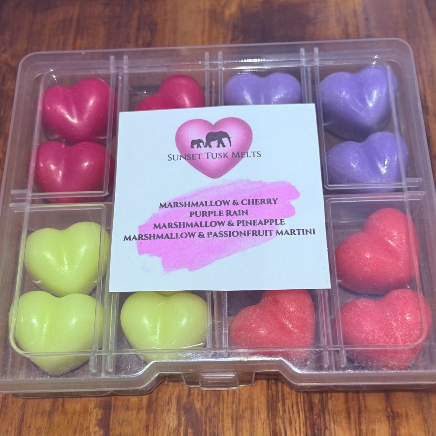 16 Wax Melt Hearts Box - Set 1